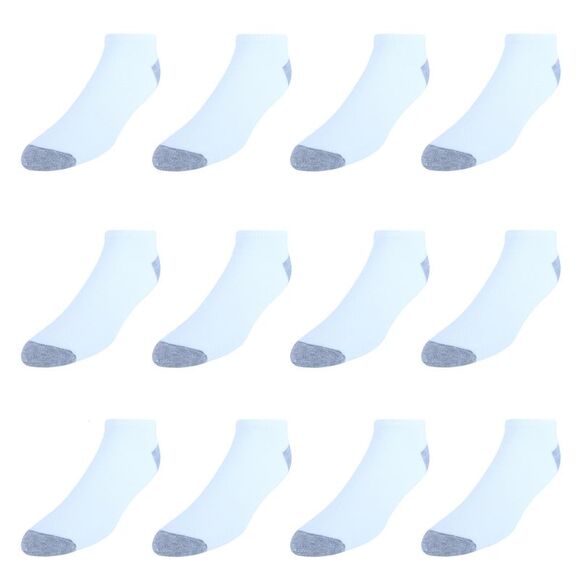 Hanes Men's FreshIQ X-Temp Low Cut Socks (12 pack) - Picture 2 of 2